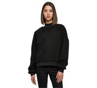 Urban Classics Women's Ladies Sherpa Crewneck Sweatshirt, Black, XXXXL