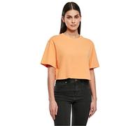 Urban Classics Women's Ladies Short Oversize Tee T-Shirt, Papaya, L