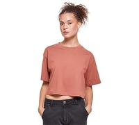 Urban Classics Women's Ladies Short Oversized Tee T-Shirt, Terracotta, M