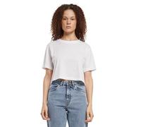 Urban Classics Women's Ladies Short Oversized Tee T-Shirt, White, L