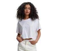 Urban Classics Women's Ladies Short Oversized Tee T-Shirt, White, XL
