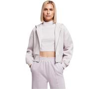 Urban Classics Women's Ladies Short Oversized Zip Jacket Sweatshirt, softlilac, 4XL