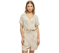Urban Classics Women's Ladies Short Viscose Belt Jumpsuit T-Shirt, Softseagrassflower, M