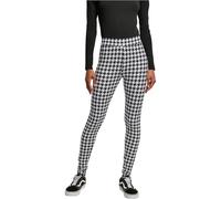 Urban Classics Women's Ladies Soft AOP Leggings, Blackhoundstooth, XXL