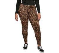 Urban Classics Women's Ladies Soft AOP Leggings, darkleo, 5XL