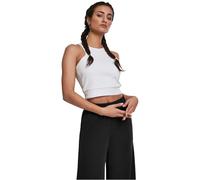 Urban Classics Women's Ladies Squared Short Top Sports Tank Top, White (White 00220), Large