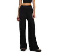 Urban Classics Pants Ladies Straight Rib Terry Black M