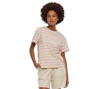 Urban Classics Women's Ladies Striped Boxy Tee T-Shirt, Lemonade Pink/Whitesand, XL