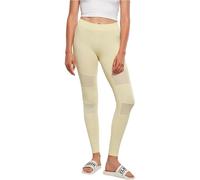 Urban Classics Women's Ladies Tech Mesh Leggings, Soft Yellow, L