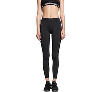 Urban Classics Women's Ladies Tech Mesh Stripe Leggings Skinny Leggings, Black (Black 7), M