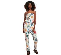 Urban Classics Women's Ladies Viscose Bandeau Jumpsuit T-Shirt, Whitesandfruity, Large