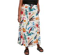 Urban Classics Women's Ladies Viscose Midi Skirt, whitesandfruity, S