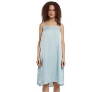 Urban Classics Women's Ladies Viscose Satin Slip Dress, Ocean Blue, L