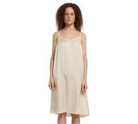 Urban Classics Women's Ladies Viscose Satin Slip Dress, Whitesand, XXL
