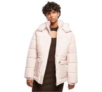 Urban Classics Waisted Padded Jacket Pink M Woman