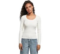 Urban Classics Women's Ladies Wide Neckline Sweater Sweatshirt, whitesand, 3XL