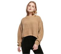 Urban Classics Women's Ladies Wide Oversize Sweater Sweatshirt, Green, M