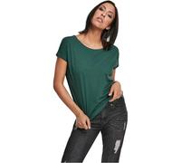 Urban Classics Women's Ladies Yarn Dyed Baby Stripe Tee T-Shirt, Multicolour (Dark-Green/Black 02055), X-Small