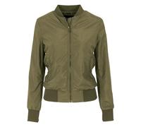 Urban Classics Women's Ladies Light Bomber Jacket, Green (Olive), X-Large, XL