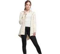 Urban Classics Jacket, Women's Long Hoodie Parka, Drawstring Zip, Large Pockets, Whitesand, Small