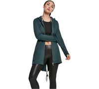 Urban Classics Women's Ladies Sweat Parka Cardigan, Green (Bottle Green 02245), 4XL Plus