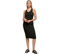 Urban Classics Women's Midi Sleeveless Rib Dress, Black, L