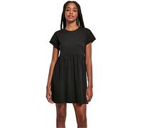 Urban Classics Women's Organic Empire Valance Tee Dress Casual, Black, M