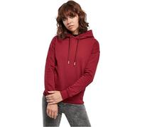 Urban Classics Women's Organic Hoodie Hooded Sweatshirt, Burgundy, XL
