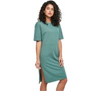 Urban Classics Women's Organic Oversized Slit Tee Dress, Paleleaf, L