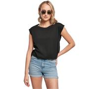 Urban Classics Women's Tb4379-ladies Organic Short Tee T-Shirt, Black, L