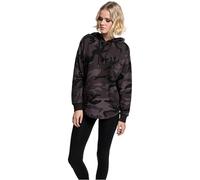 Urban Classics Women's Oversized Hoodie Hooded Sweatshirt, Dark Camo, XS Große Größen