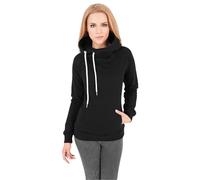 Urban Classics Ladies Raglan High Neck Hoodie Hooded sweater black XS