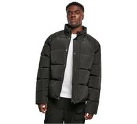 Urban Classics Raglan Puffer Jacket Black size M | Winter Jackets Outlet | Men | Black M