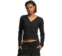 Urban Classics Women's Tb7001-ladies Rib Cardigan, Black, M
