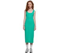 Urban Classics Women's Ribbed Dress, Ferngreen, L