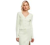Urban Classics Women's Short Rib Knit Cardigan Sweater, Lightmint, XXXXL