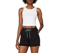 Urban Classics Women's Shorts Ladies Beach Terry Hose, Black, S
