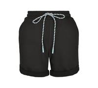 Urban Classics Women's Shorts Ladies Beach Terry Hose, Black, S