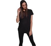 Urban Classics Ladies Sleeveless Jersey Hoody T-Shirt black L