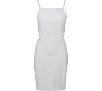 Urban Classics Women's Summer Dress, Women's Short Spaghetti Pique Dress, White (White 00220), XL