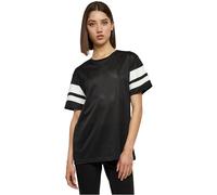 Urban Classics Women's T-Shirt -Black (Black/White) - Small