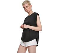 Urban Classics Women's T-Shirt Ladies Basic Shaped Tee, Black, L