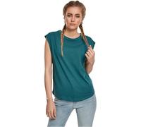 Urban Classics Women's T-Shirt Ladies Basic Shaped Tee, Teal, 5X-Large