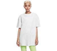 Urban Classics Women's Tb3634-ladies Oversized Boyfriend Tee T-Shirt, White, M Plus Tall