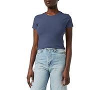 Urban Classics Women's T-Shirt Ladies Stretch Jersey Cropped Tee, vintageblue, Xx-Large