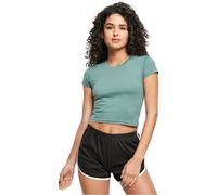 Urban Classics Women's Tb2754-ladies Stretch Jersey Cropped Tee T-Shirt, Paleleaf, XL