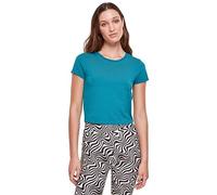 Urban Classics Women's Tb2754-ladies Stretch Jersey Cropped Tee T-Shirt, Watergreen, XL