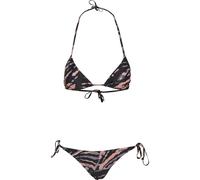 Urban Classics Women's Tb3460-ladies Tie Dye Bikini Set, Vintage Blue/Papaya, M