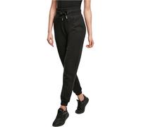 Urban Classics Women's Ladies Organic High Waist Sweat Pants Track, Black, S