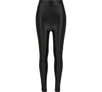 Urban Classics Shiny Metallic Leggings Black 4XL Woman